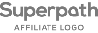 Superpath Affiliate Logo in gray text on a white background, representing a content marketing network.